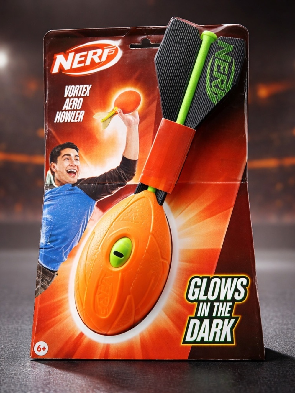 NERF Vortex Aero Howler Glows in the Dark Foam Toy for Ages 6+